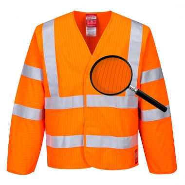 Hi-Vis Anti Static Jacket - Flame Resistant