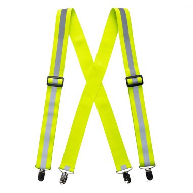 Hi-Vis Trousers Braces - Yellow -