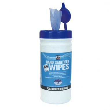 Hand Sanitiser Wipes (200 Wipes) - Blue -