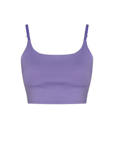 Womens recycled tech sports bra