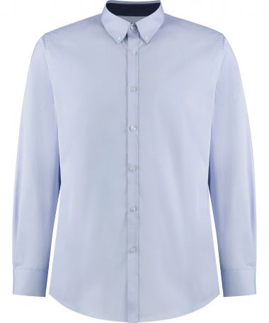 Contrast premium Oxford shirt (button-down collar) long sleeve