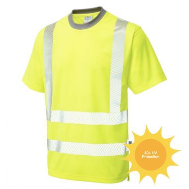 Larkstone ISO 20471 Class 2 Coolviz Plus T-Shirt Yellow
