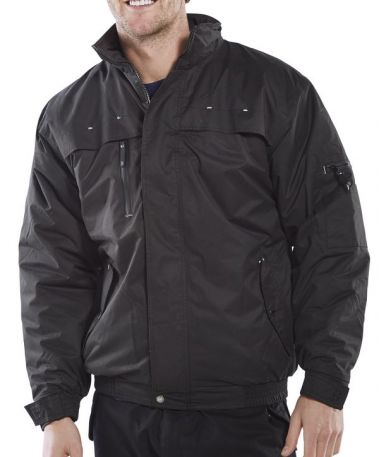 LINCOLN BOMBER JACKET BLACK