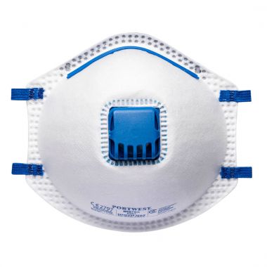 FFP2 Valved Respirator (Pk10) - White -