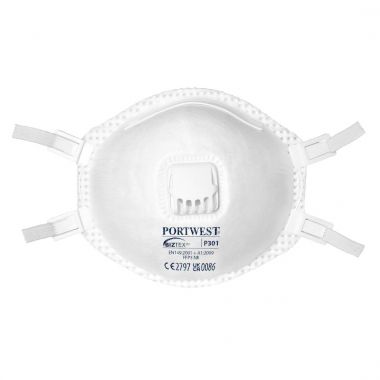 FFP3 Valved Respirator (Pk10) - White -