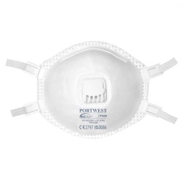 FFP3 Valved Respirator - Blister Pack (Pk2) - White -