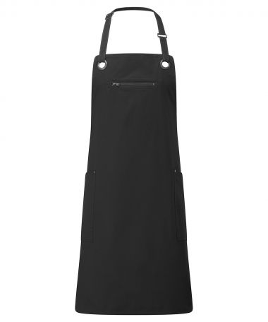 Barley Contrast Stitch Bib Apron