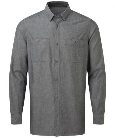 Mens Chambray shirt, organic and Fairtrade certified