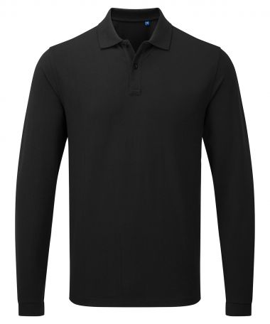 Essential unisex long sleeve workwear polo shirt