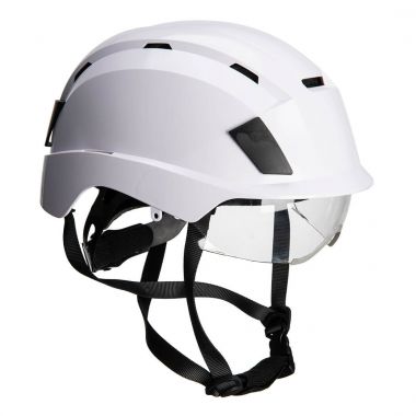 Integrated Visor Helmet - White -