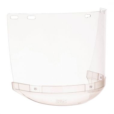 Visor with chin guard - Clear -