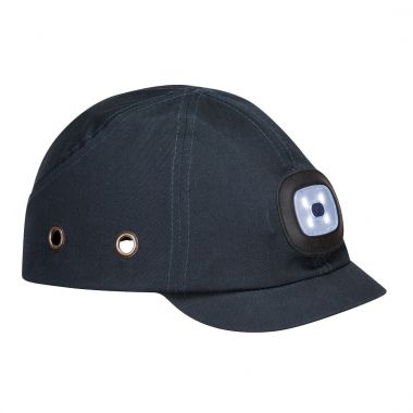 USB Rechargeable LED Bump Cap - Navy -