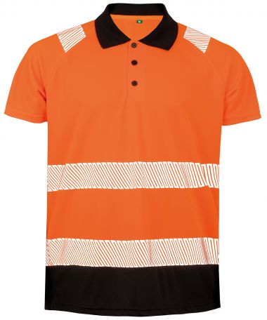 Recycled safety polo