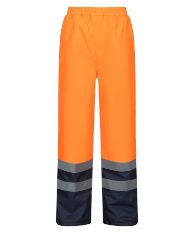 Pro hi-vis insulated overtrousers