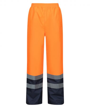 Pro hi-vis insulated overtrousers