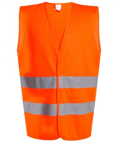 Pro hi-vis two-band easy print vest