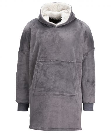 The Ribbon oversized cosy reversible sherpa hoodie