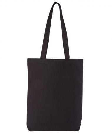 Recycled premium canvas flat base shopper