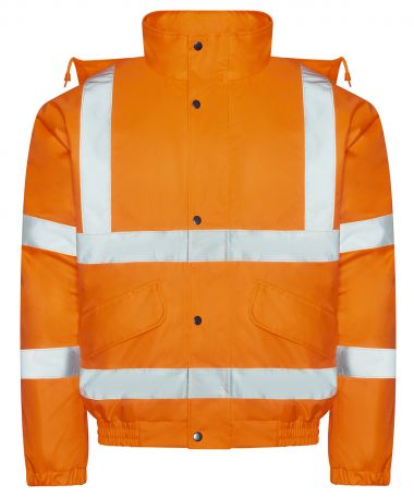 High visibility bomber jacket