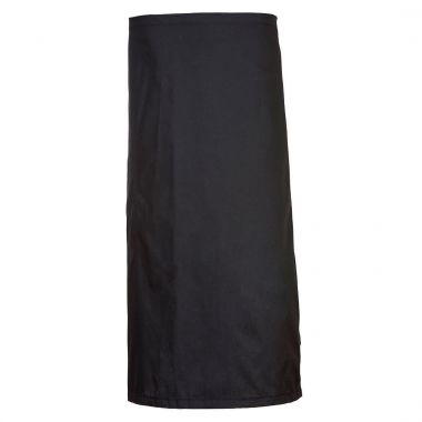 Waist Apron with Pocket - Black -