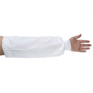BizTex Microporous Sleeve with Knitted Cuff Type PB[6] (150 Pairs) - White -