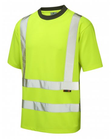 Braunton Yellow Hi-Vis Class 2 T-shirt