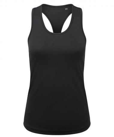 Womens TriDri recycled performance slim racerback vest