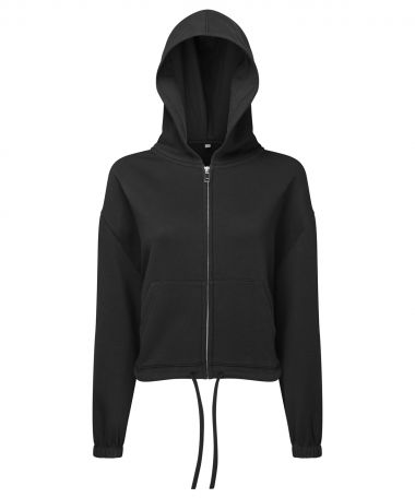 Womens TriDri recycled drawstring full-zip hoodie
