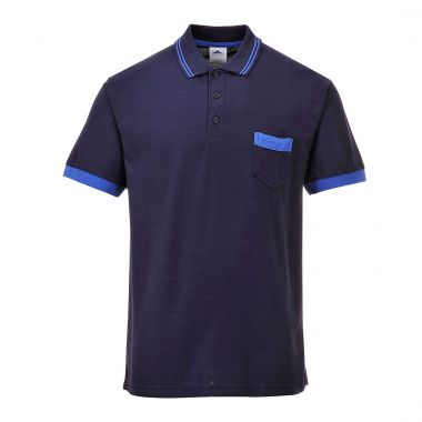 Portwest Texo Contrast Polo Shirt - Navy - M