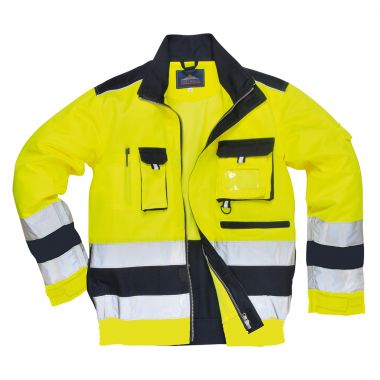 Lille Hi-Vis Contrast Bomber Jacket