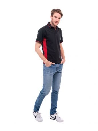 Two Tone Polo Shirt Polycotton 200gsm