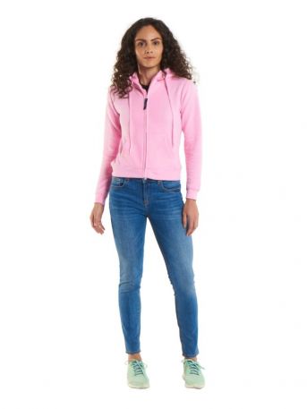 Ladies Classic Full Zip Hooded Sweatshirt