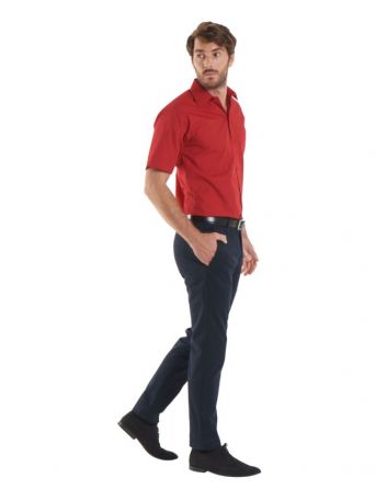 Men's Poplin Short Sleeve Shirt