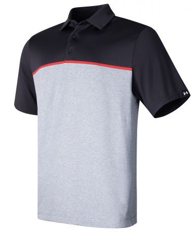 UA playoff 3.0 stripe polo LB  edge lit