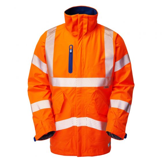 Marisco ISO 20471 Class 3 High Performance Waterproof Anorak Orange A20 O