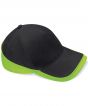 Black/ Lime Green Colour Sample