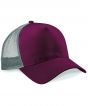 Burgundy/ Light Grey Colour Sample