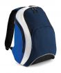 French Navy/ Bright Royal/ White Colour Sample