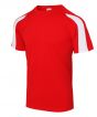 Fire Red/ Arctic White Colour Sample