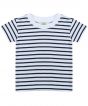 White/ Oxford Navy Colour Sample