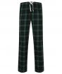 Navy / Green Check Colour Sample