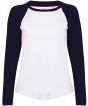 White/ Oxford Navy Colour Sample