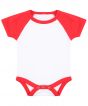 White/Red Colour Sample