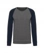 Grey Heather/Navy Colour Sample