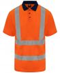 HV Orange/Navy Colour Sample