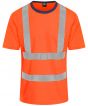 HV Orange/Navy Colour Sample