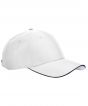 White/French Navy Colour Sample