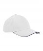 White/French Navy Colour Sample