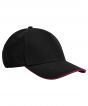 Black/Classic Red Colour Sample