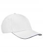 White/French Navy Colour Sample